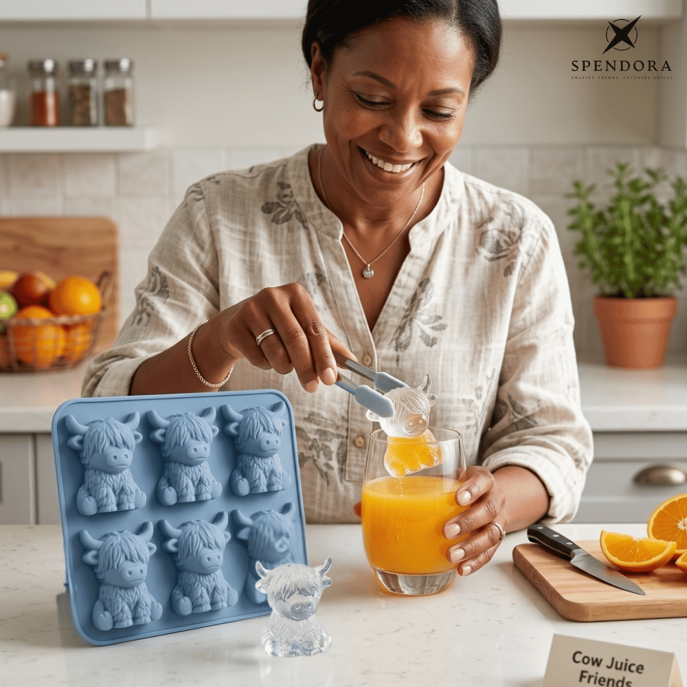 HighlandChill — Kuh Eiswürfel Form | 1+2 GRATIS