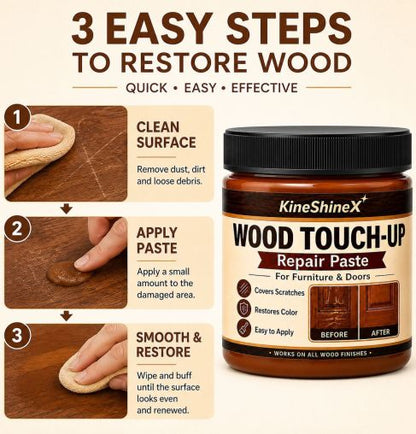 WoodTouch — Holz-Reparaturcreme Braun | 1+1 GRATIS