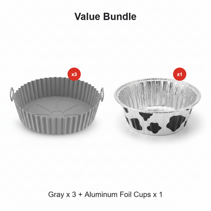 BakeEase — Silikon Muffinform | 1+2  GRATIS