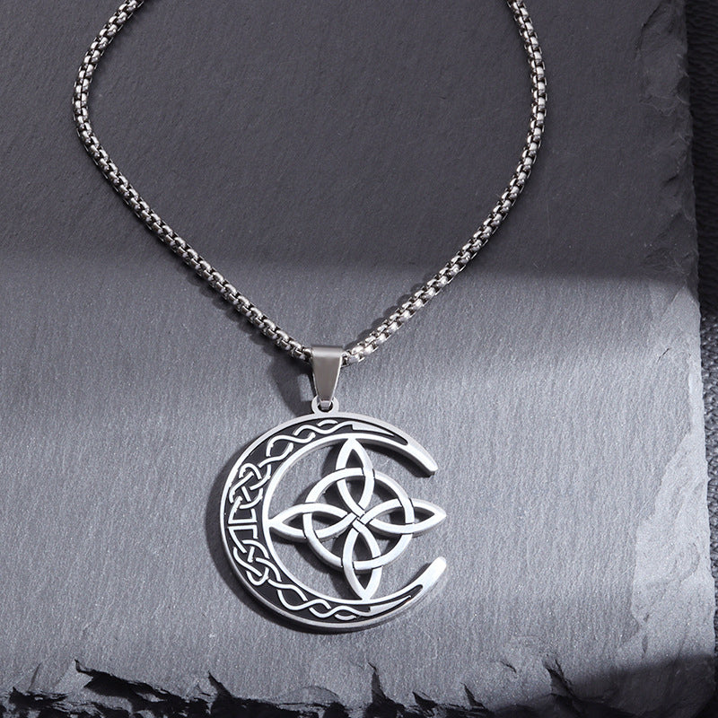 LunaForge – Symbolische Mondkette | 1+1 GRATIS