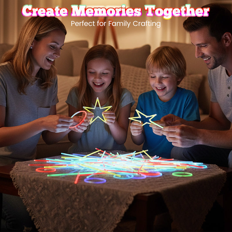 Glowsticks — Endloser Spaß, Brillantes Spiel | 1+1 GRATIS