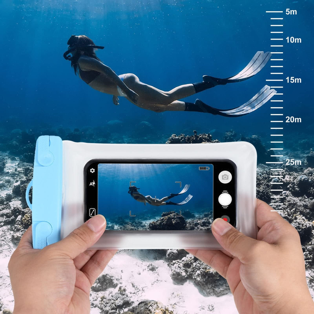 AquaShield — Wasserdichte Handyhülle | 1+1 GRATIS