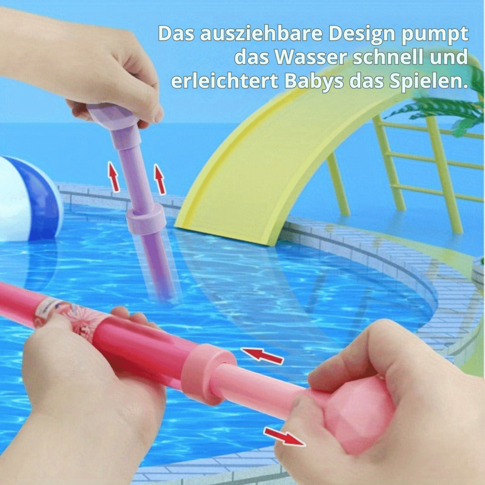 SplashRush — Wasser Spaßkanone | 1+2 GRATIS