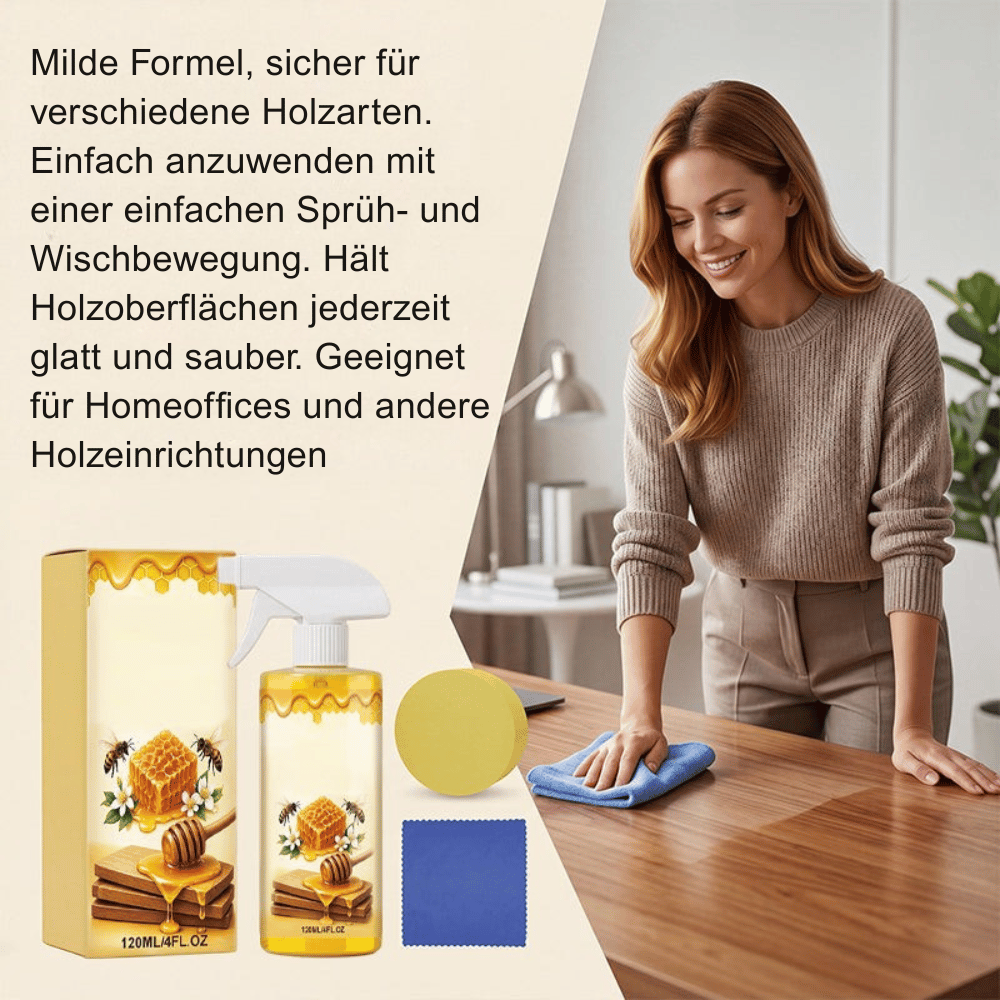 SilvaLuxe — Holz-Politur & Reinigungsspray | 1+1 GRATIS