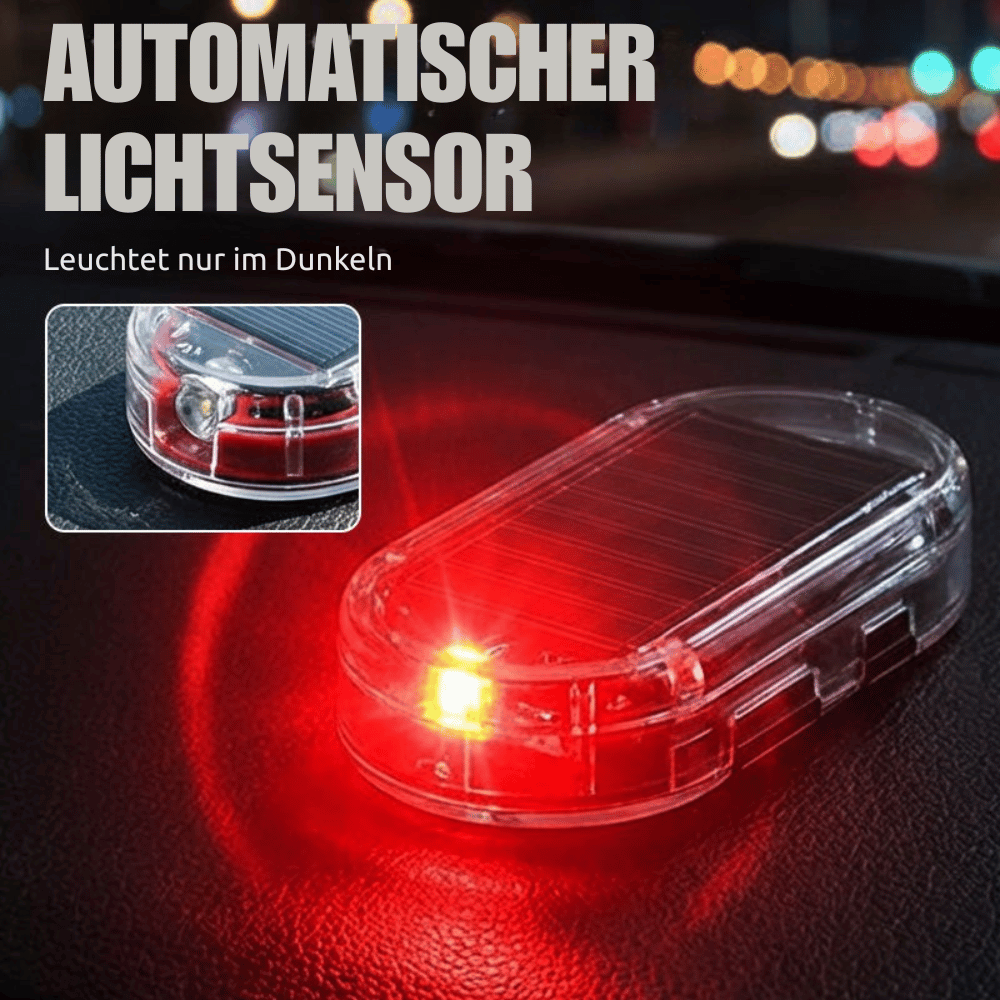 SolarGuard – Diebstahlschutz Warnlicht | 1+1 GRATIS