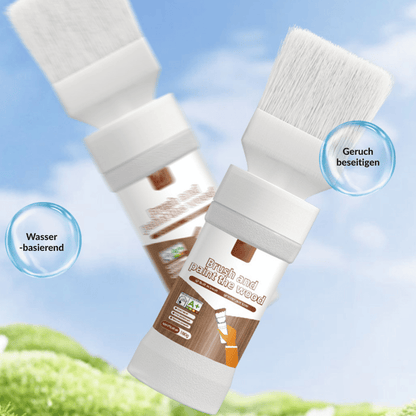 WoodGlide — 2-in-1 Pinsel & Farbe | 1+1 GRATIS