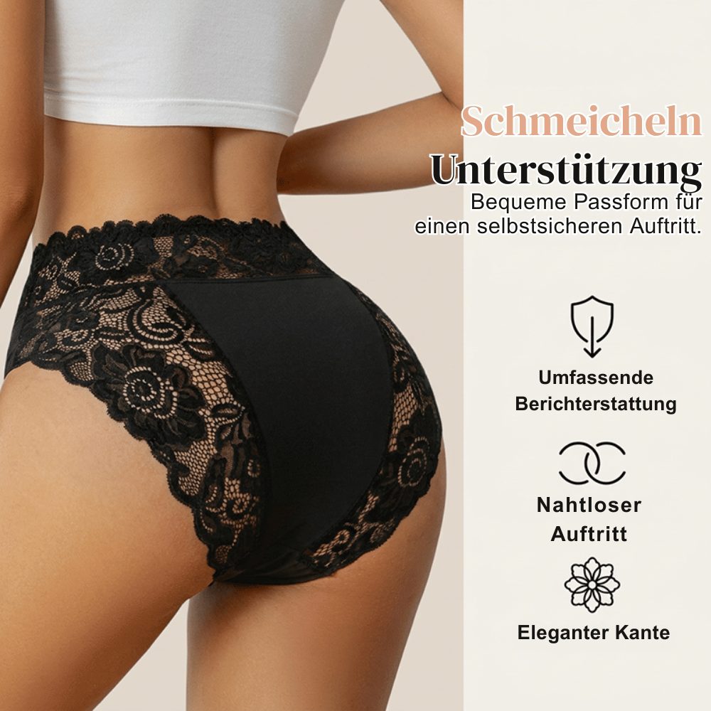 Aura — Weiche Atmungsaktive Spitzenslips | 1+1 GRATIS
