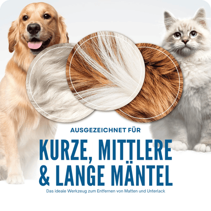 FurMender — Fellpflege- & Entfilzungsbürste | 1+1 GRATIS