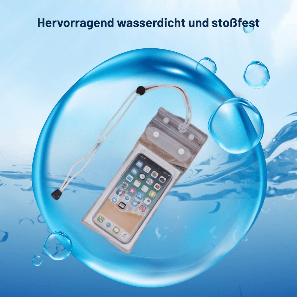 AquaShield — Wasserdichte Handyhülle | 1+1 GRATIS