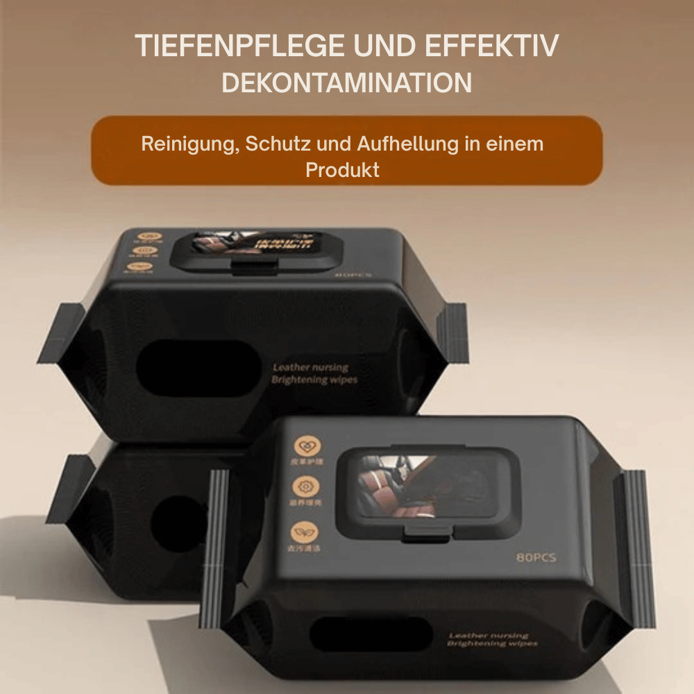 HyperLuxe — Leder Reinigungstücher | 1+1 GRATIS