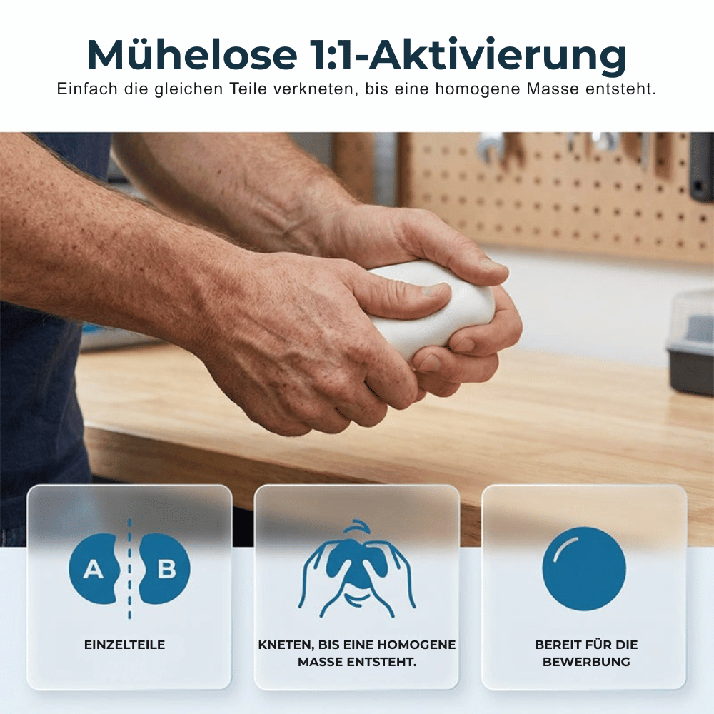 SteelBond Pro — Metall-Reparatur-Epoxidknete | 1+1 GRATIS
