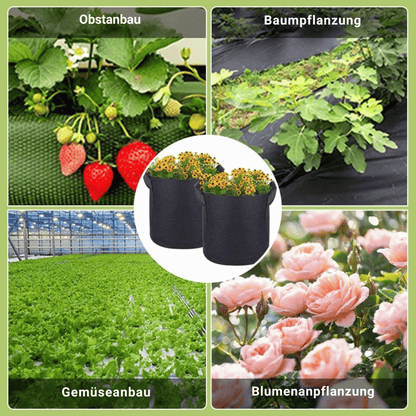GeoRoot — Atmungsaktive Pflanzbeutel | 1+1 GRATIS