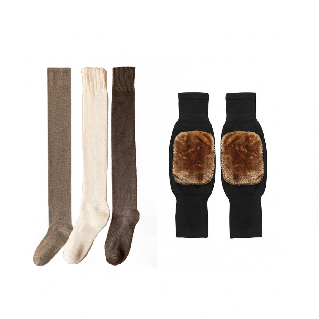 Stella — Gemütliche atmungsaktive Socken mit dehnbarem Sitz | 1+2 GRATIS
