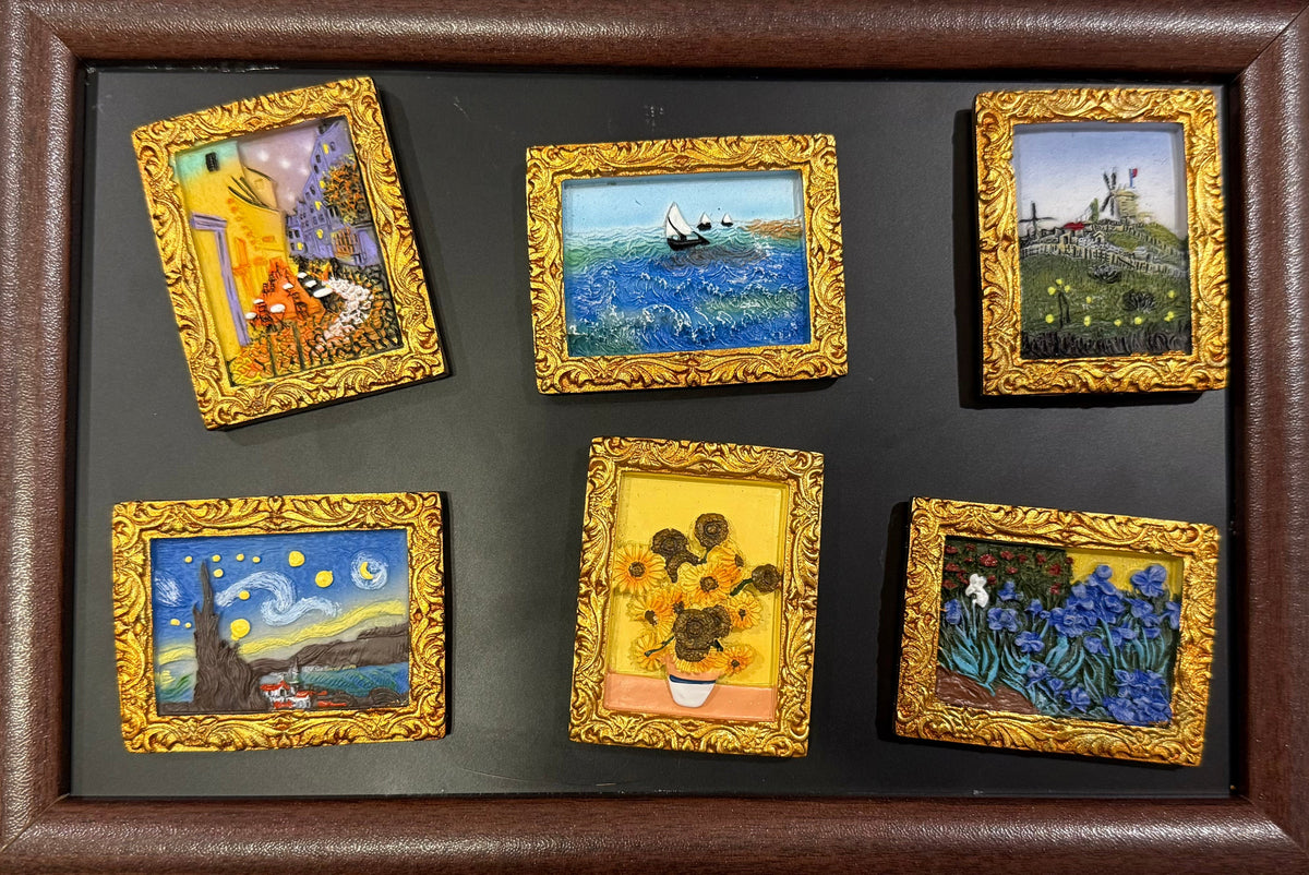 ArtMag Gold – 3D Van-Gogh-Kunstmagnete | 1+1 GRATIS
