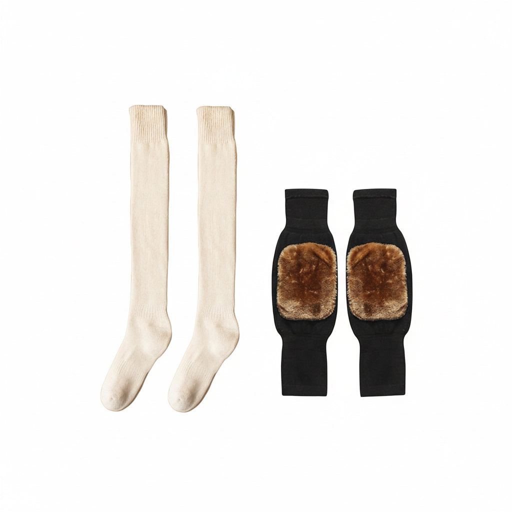 Stella — Gemütliche atmungsaktive Socken mit dehnbarem Sitz | 1+2 GRATIS