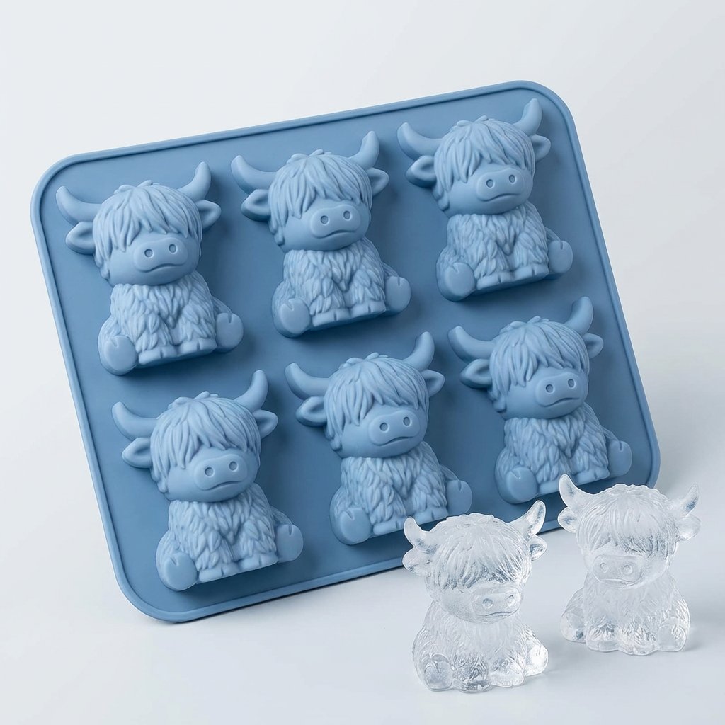 HighlandChill — Kuh Eiswürfel Form | 1+2 GRATIS