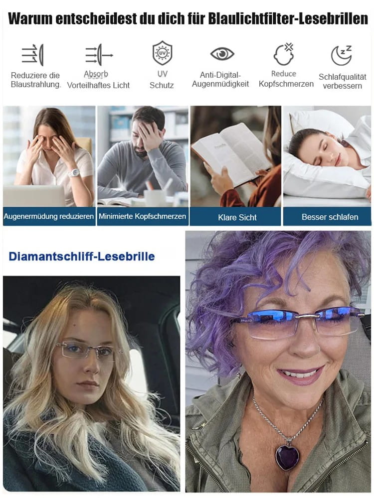 ClariVue — Komfort Lesebrille + 2.00 | 1+1 GRATIS