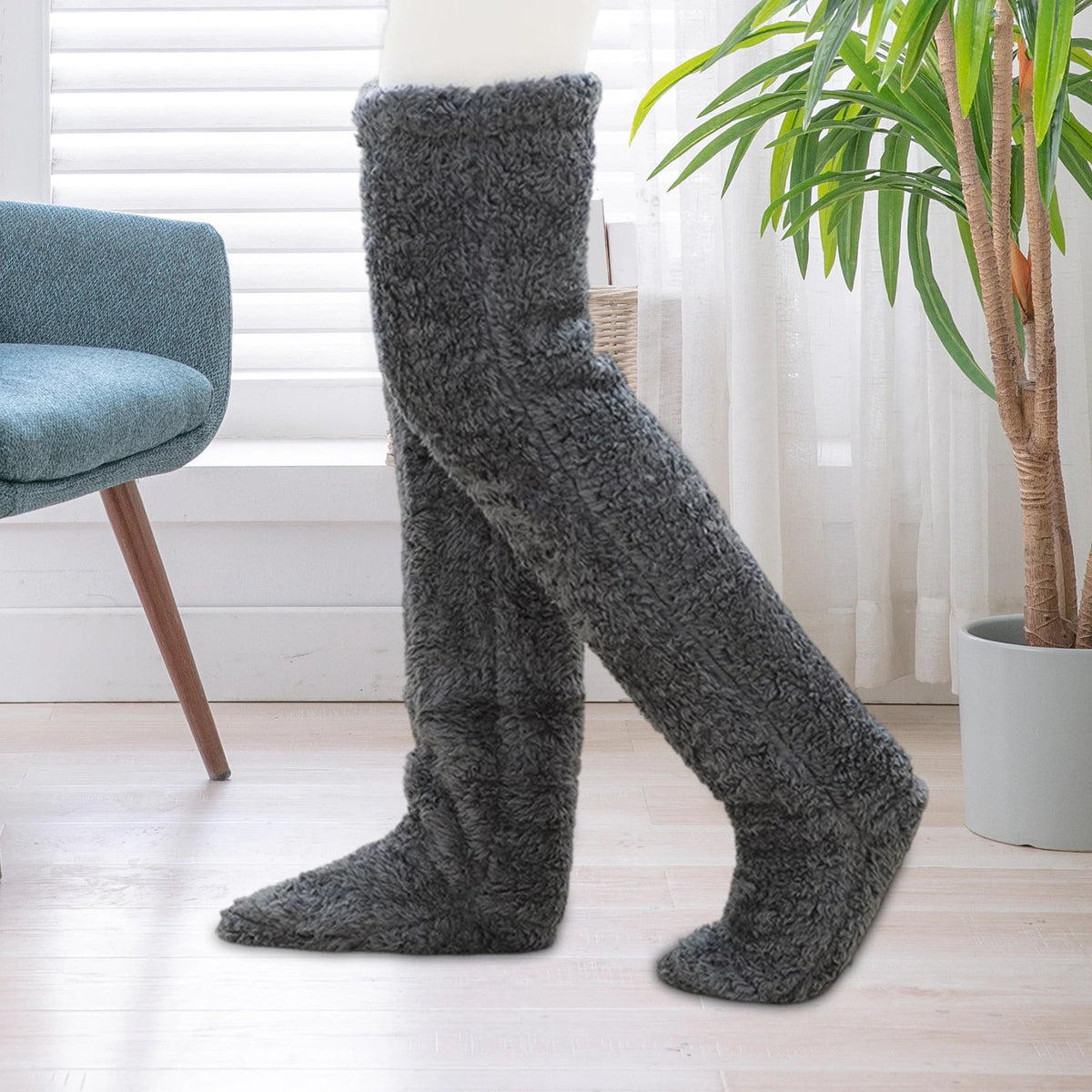 FeatherHug - Gänsedaunen-Kniesocken | 1+1 GRATIS