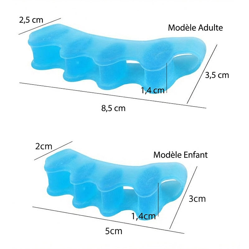 ToeAligner – Gel Zehentrenner | 1+1 GRATIS