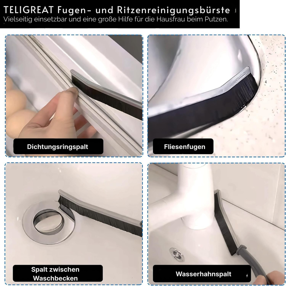 GripClean - 1+3 GRATIS - Perfekte Reinigung schwer erreichbarer Ecken in Sekunden
