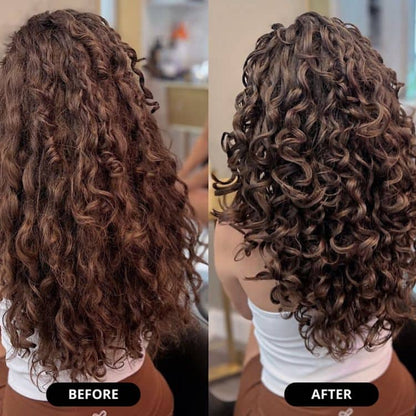 Lockencreme für lockiges Haar | Marokkanische Pflegeformel mit Feuchtigkeitsbalance | Mehr Volumen & Definition