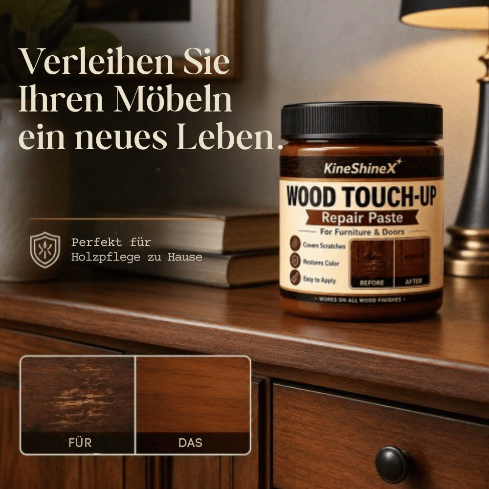 WoodTouch — Holz-Reparaturcreme Braun | 1+1 GRATIS