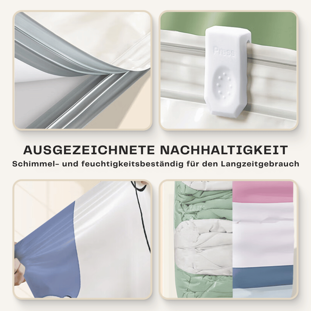 SpaceSaver — Vakuum-Aufbewahrungsbeutel | 1+1 GRATIS