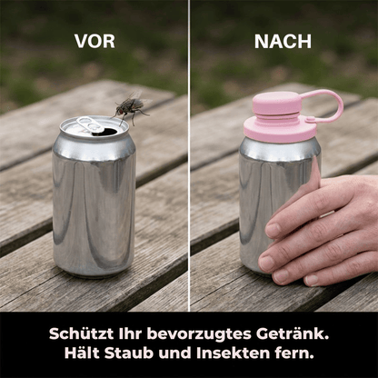 SipSafe — Auslaufsicherer Silikondeckel mit Strohhalm | 1+1 GRATIS