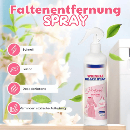 WrinkleAway — Faltenspray für makellose Kleidung | 1+1 GRATIS