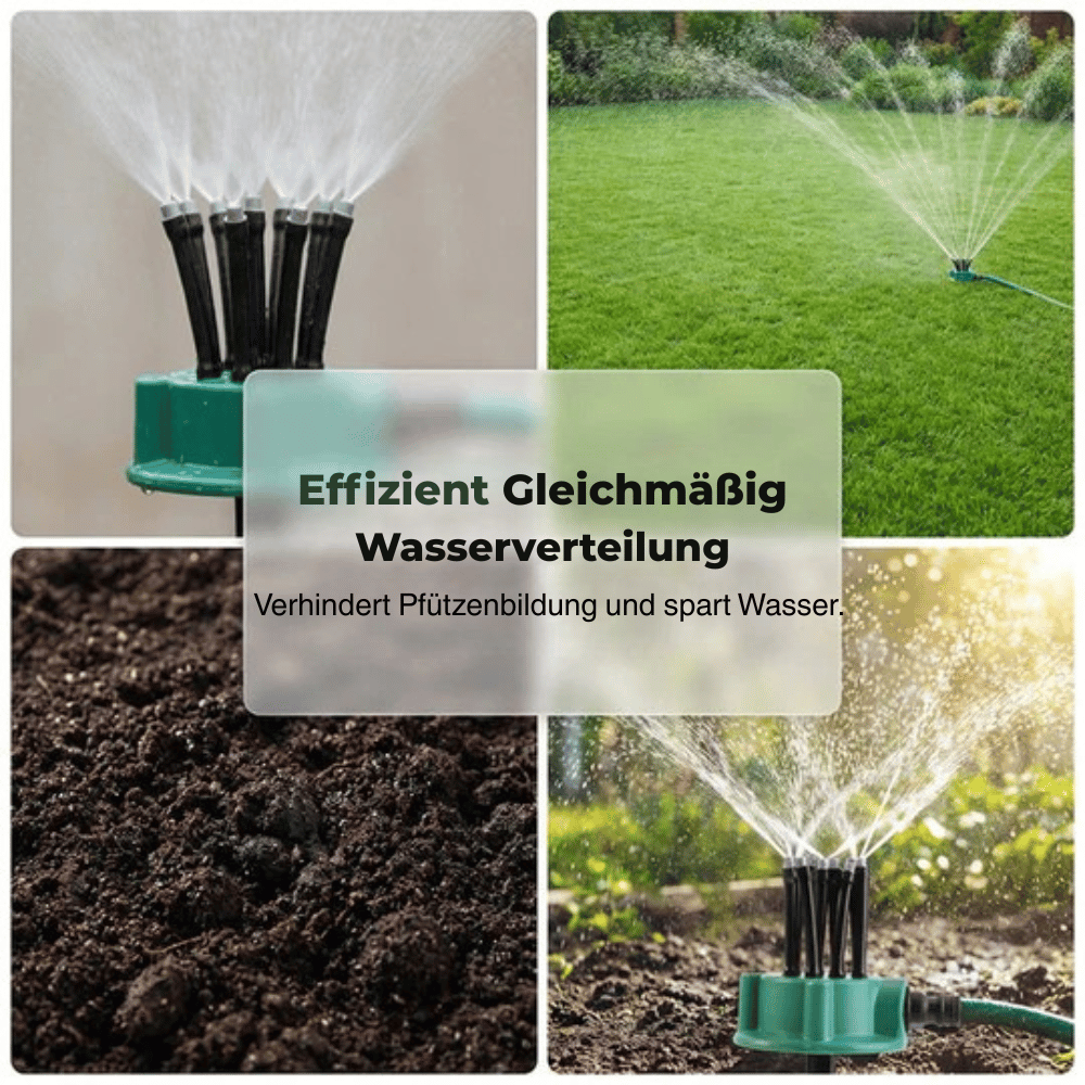 LushLawn — Flexibler Gartensprinkler | 1+1 GRATIS
