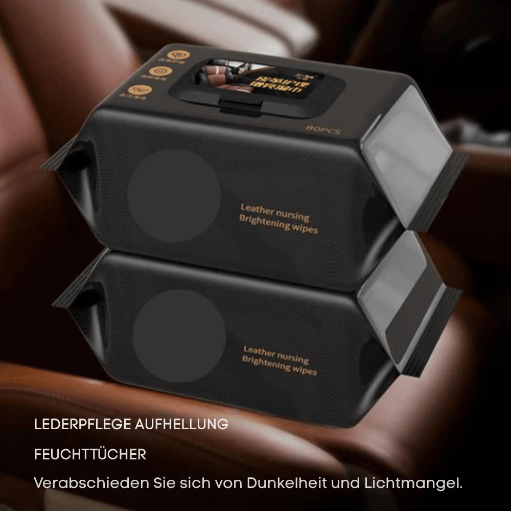 HyperLuxe — Leder Reinigungstücher | 1+1 GRATIS