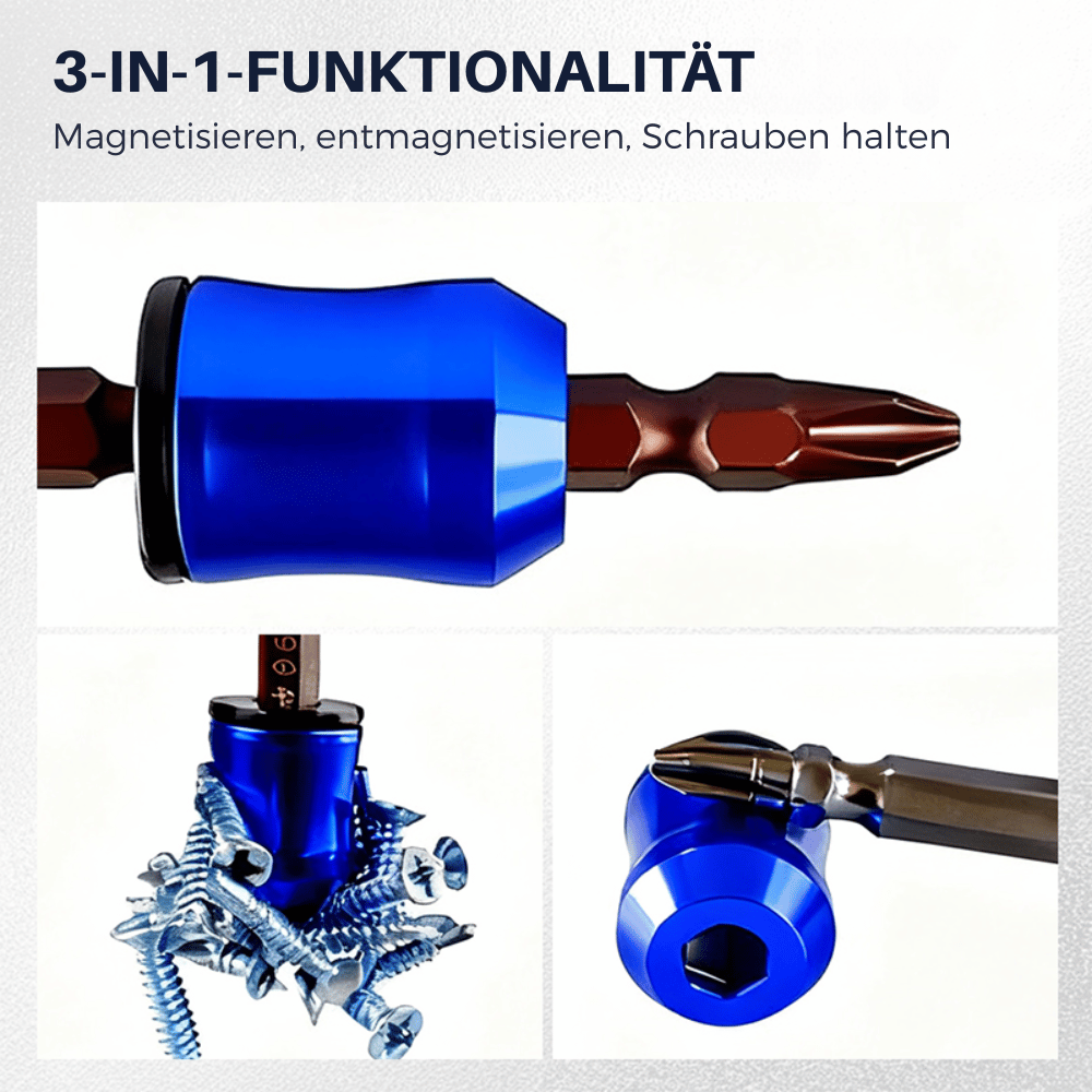 MagnaGrip Pro — Magnetischer Bit-Halter | 1+1 GRATIS