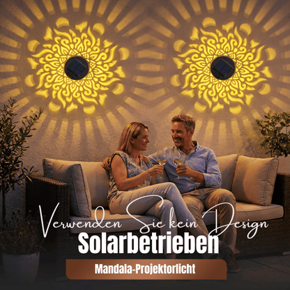 LumaHalo — Mandala Solarleuchte Außen | 1+1 GRATIS