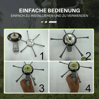 TitanTrim — Stahldraht-Unkrautschneider | 1+1 GRATIS