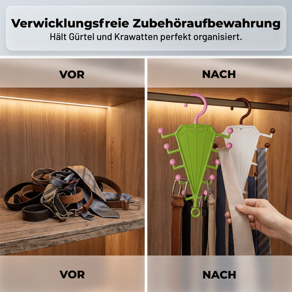 ClosetPro — V-förmiger Accessoire-Organizer | 1+2 GRATIS