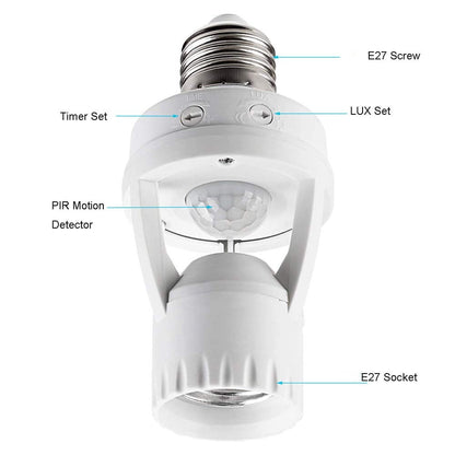 SmartSense™ – Bewegungsaktivierte E27-Lampenfassung | 1+1 GRATIS