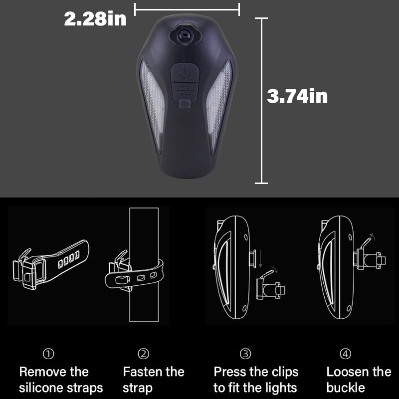 IronTail — Fahrrad Sicherheitslicht | 1+1 GRATIS
