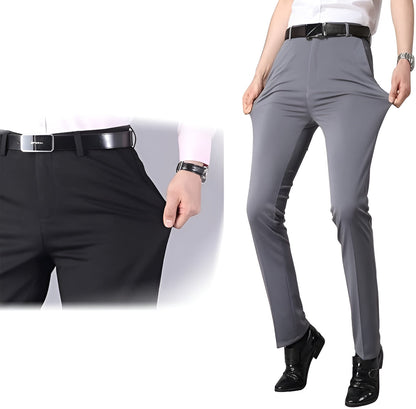 FlexStyle - Ice Silk Anzughose für Männer | 1+1 GRATIS