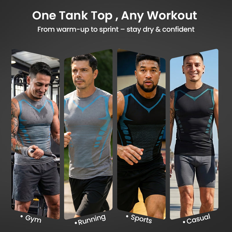 Mike— Kompressions-Tanktop | 1+1 GRATIS