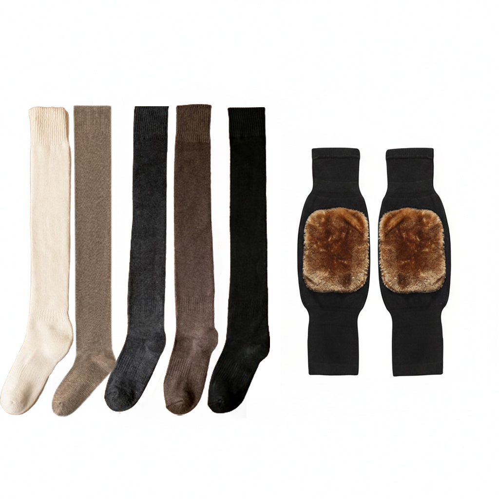 Stella — Gemütliche atmungsaktive Socken mit dehnbarem Sitz | 1+2 GRATIS