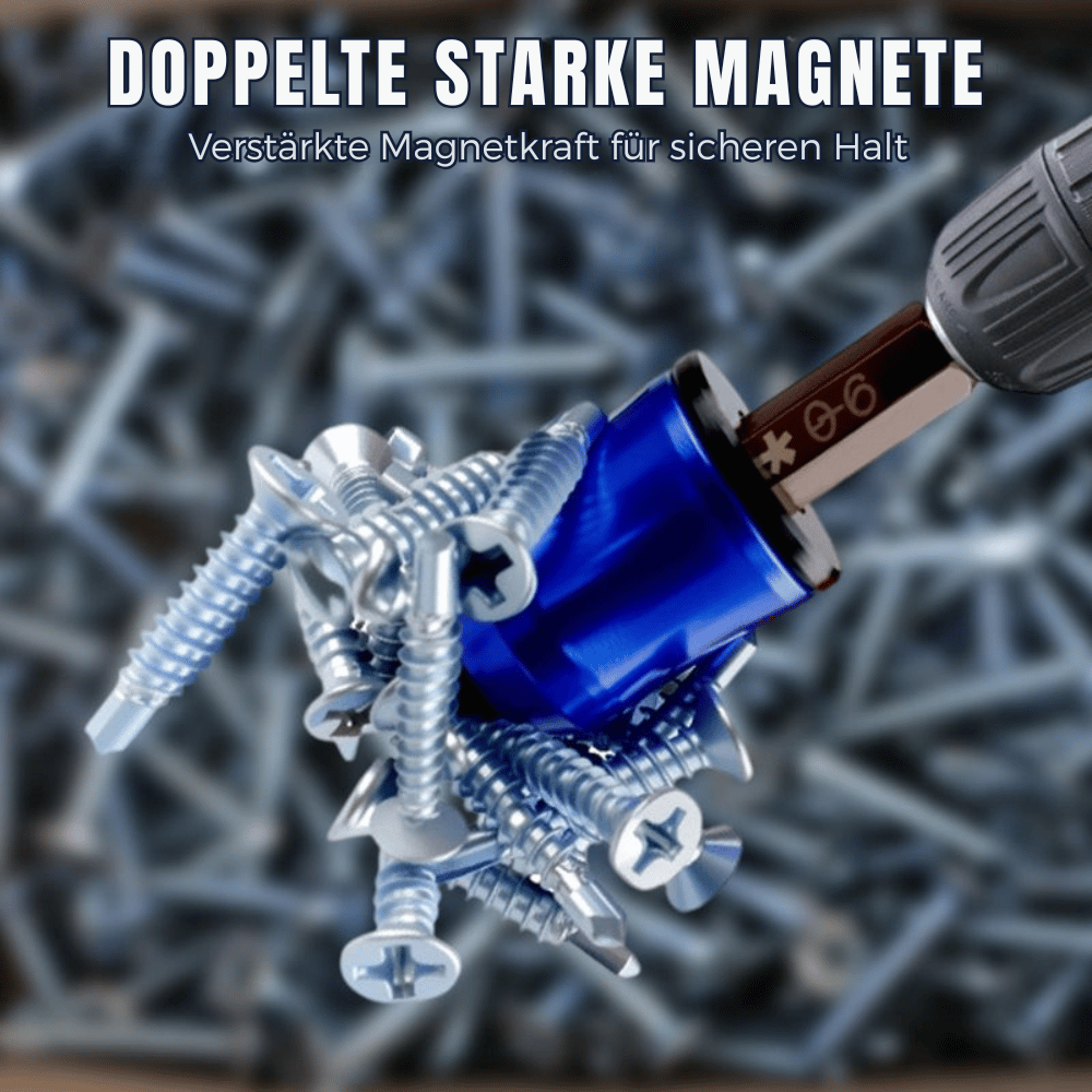 MagnaGrip Pro — Magnetischer Bit-Halter | 1+1 GRATIS
