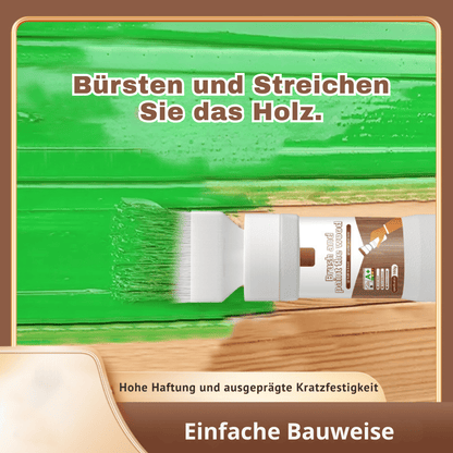 WoodGlide — 2-in-1 Pinsel & Farbe | 1+1 GRATIS
