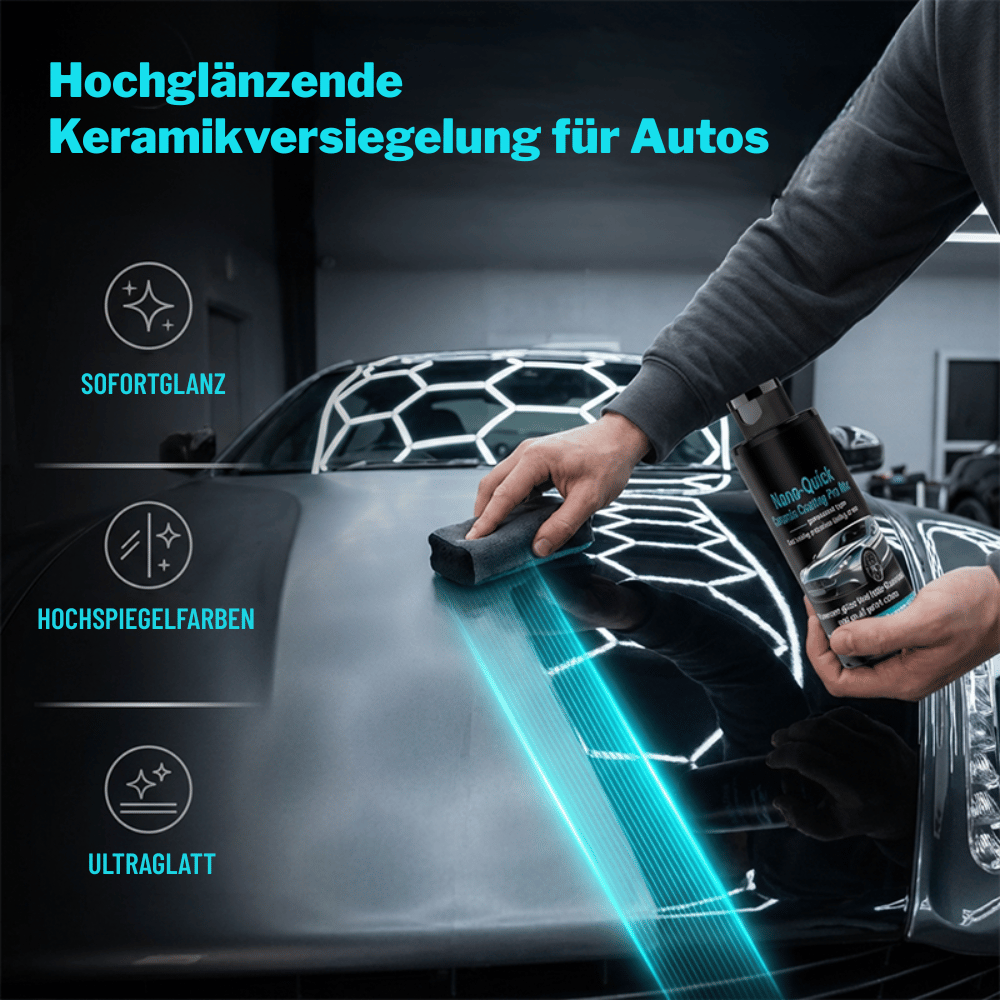 JetSheen — Nano-Keramik-Autoversiegelung | 1+1 GRATIS