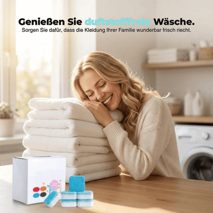 WasherRefresh 10 Stück — Waschmaschinen-Reinigungstabletten | 1+2 GRATIS