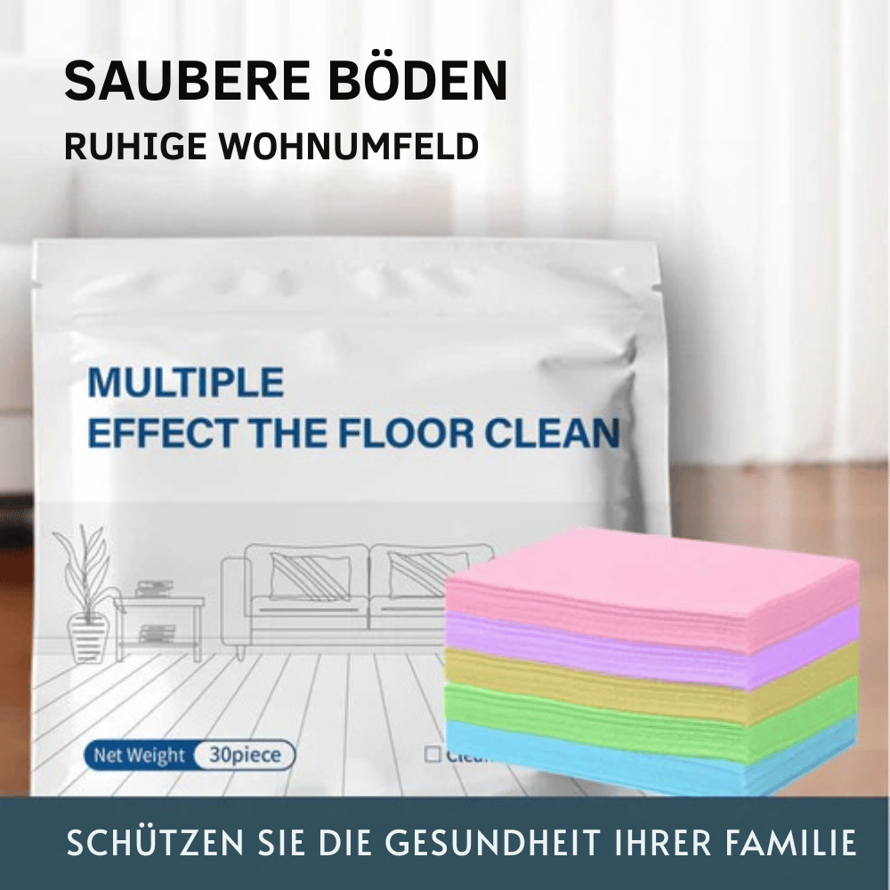 CleanFlo 100 Stück — Bodenreinigungstücher | 1+2 GRATIS