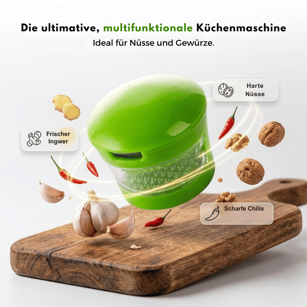 GarlicPrep — Knoblauchpresse ohne Geruch | 1+2 GRATIS