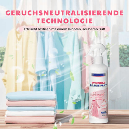 WrinkleAway — Faltenspray für makellose Kleidung | 1+1 GRATIS