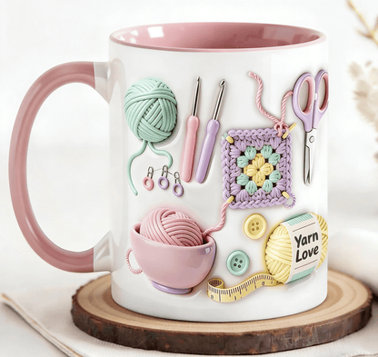 StitchMuse — Kreative Keramik Tasse | 1+1 GRATIS