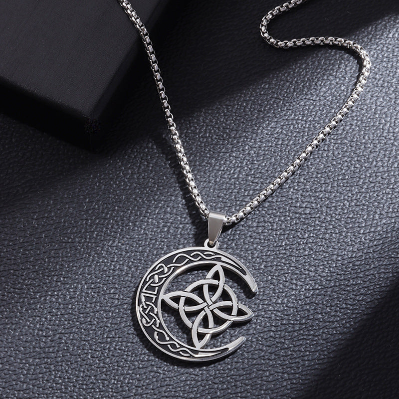 LunaForge – Symbolische Mondkette | 1+1 GRATIS