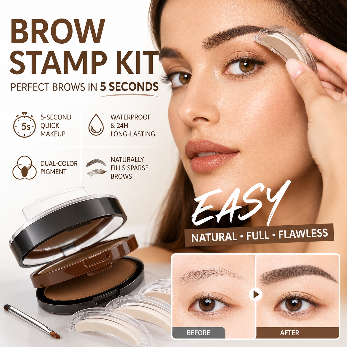 BrowStamp — Perfekte Brauen in Sekunden | 1+1 GRATIS